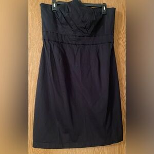 New York & Company Solid Black Strapless Dress. Size 12